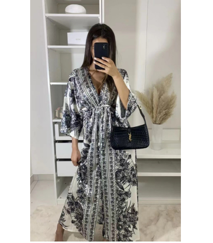 Levoire | Robe Maxi Boho Imprimée Ethnique