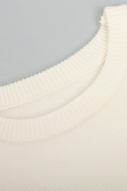 Levoire | Grande Taille Pull Avec Col Rond Dans Une Couleur De Base