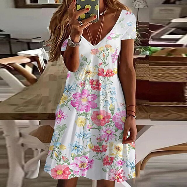 Levoire | Robe D'Été Gracieuse Orange