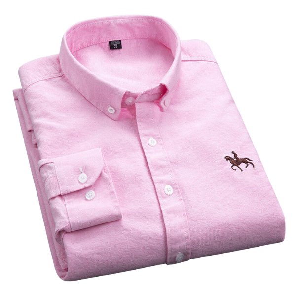 Levoire | Chemise À Carreaux Classique Rose