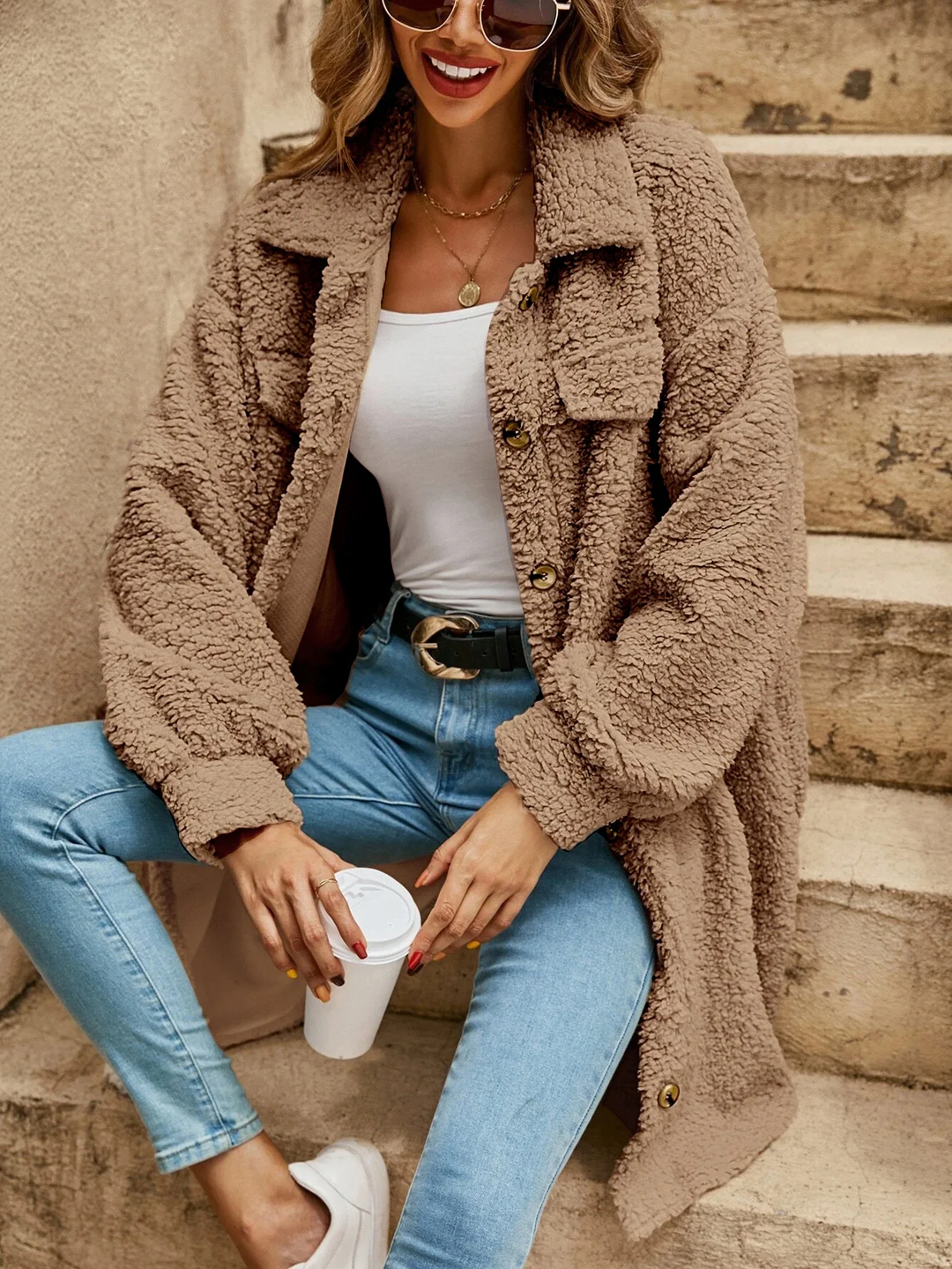 Levoire | Élégant Gilet En Tricot Pour Femmes Kaki