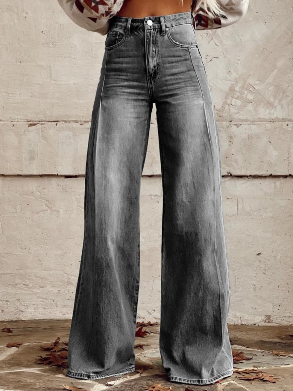 Levoire | Pantalon Large Gris