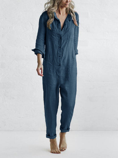 Levoire | Jumpsuit Élégant Pour L'Été Bleu