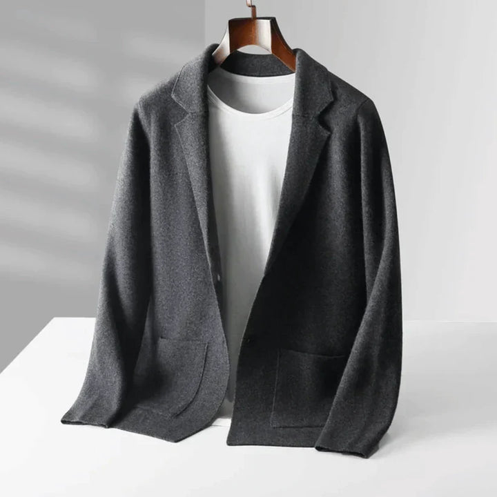 Levoire | Veste En Laine Douce Pour Hommes Gris