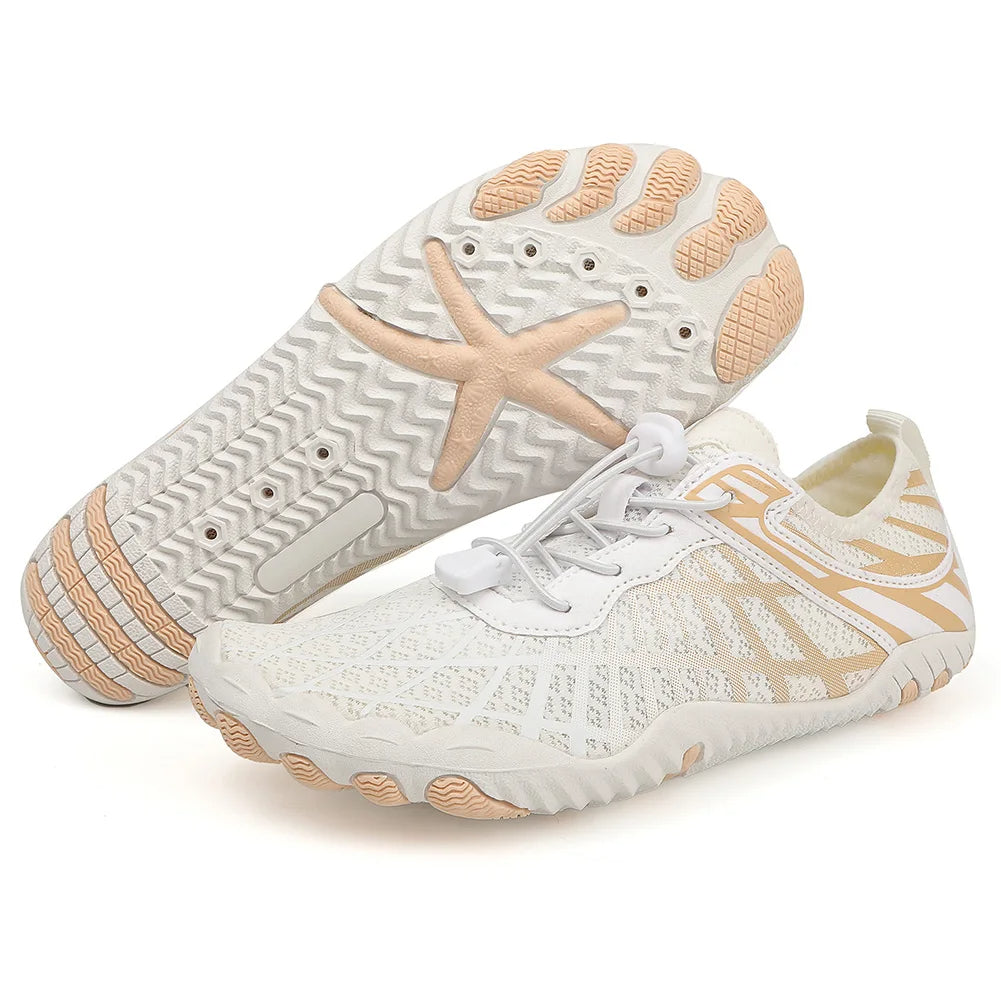 Levoire | Chaussures de ski de fond Aqua Blanc doré