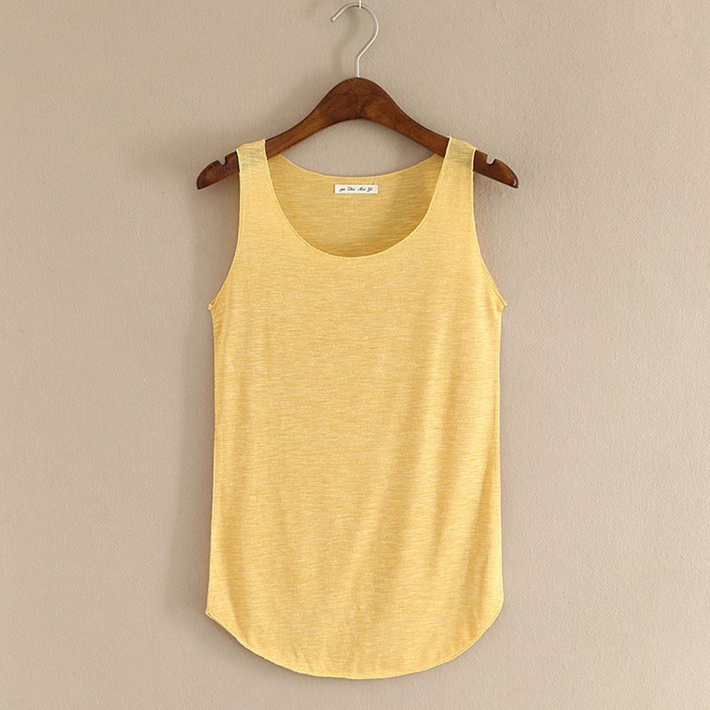 Levoire | Débardeur avec Tissu Légère et Confortable pour Femmes Jaune