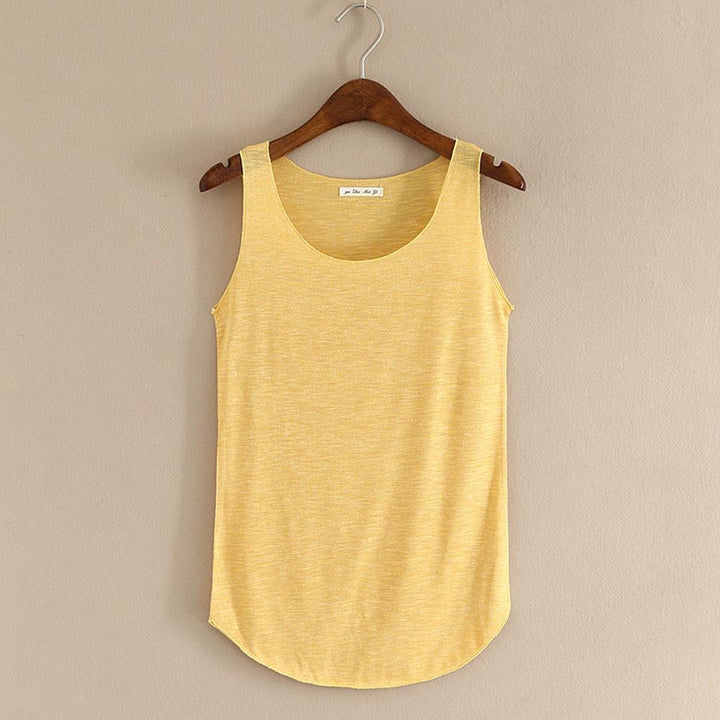 Levoire | Débardeur avec Tissu Légère et Confortable pour Femmes Jaune