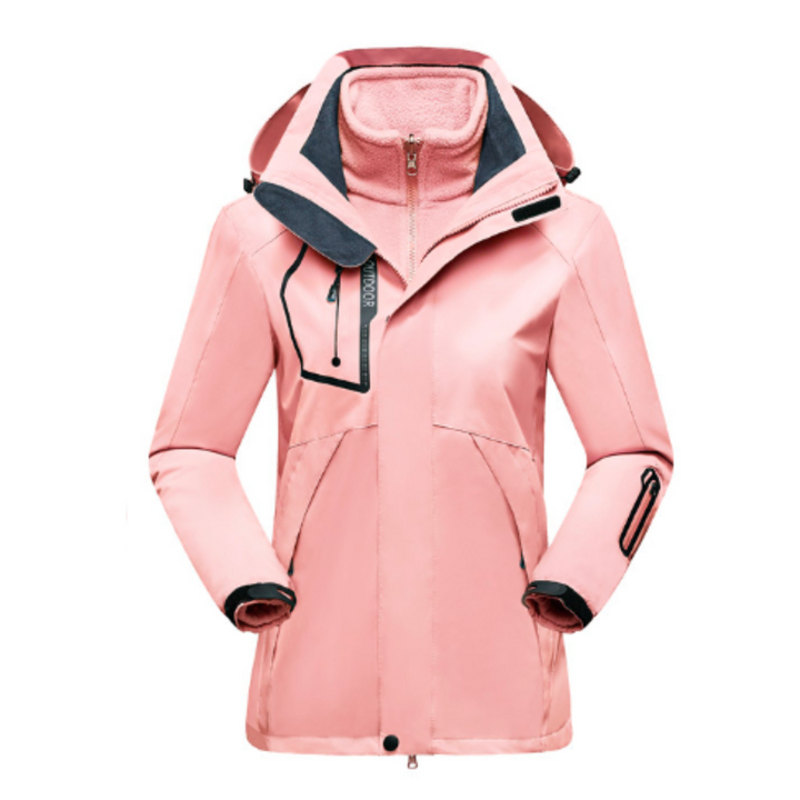 Levoire | Long Jacket FR Women Water Repellent Rosa