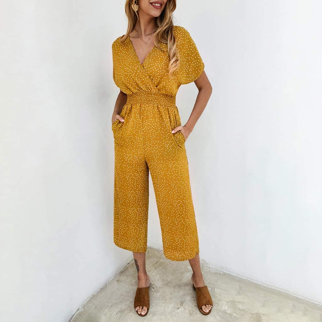 Levoire | Jumpsuit Féminin Stylé Avec Imprimé À Pois