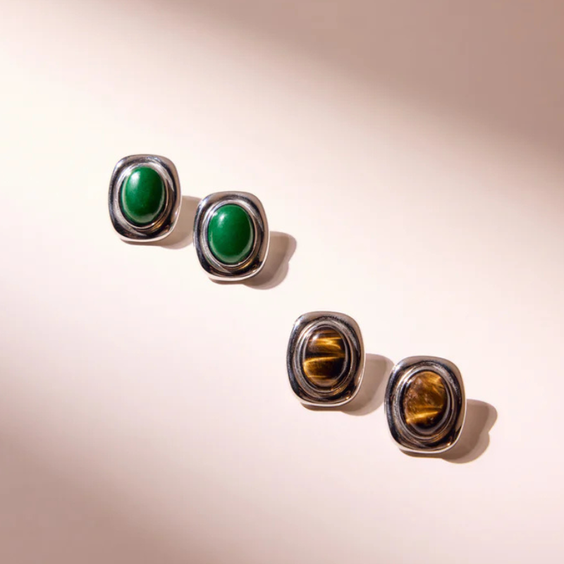 Levoire | Boucles D'Oreilles Viininkorjuu En Pierre Précieuse