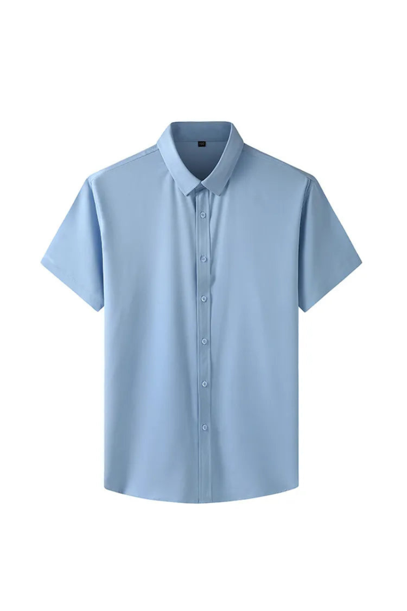 Levoire | Short Sleeve Shirt FR Men FR Summer Bleu