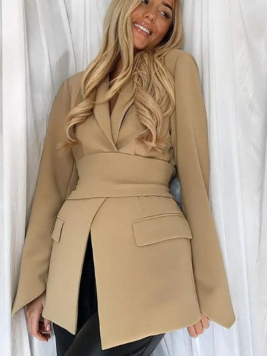Levoire | Formé Élégant Pour Femmes Professionnel Et Élégant Style Vert olive