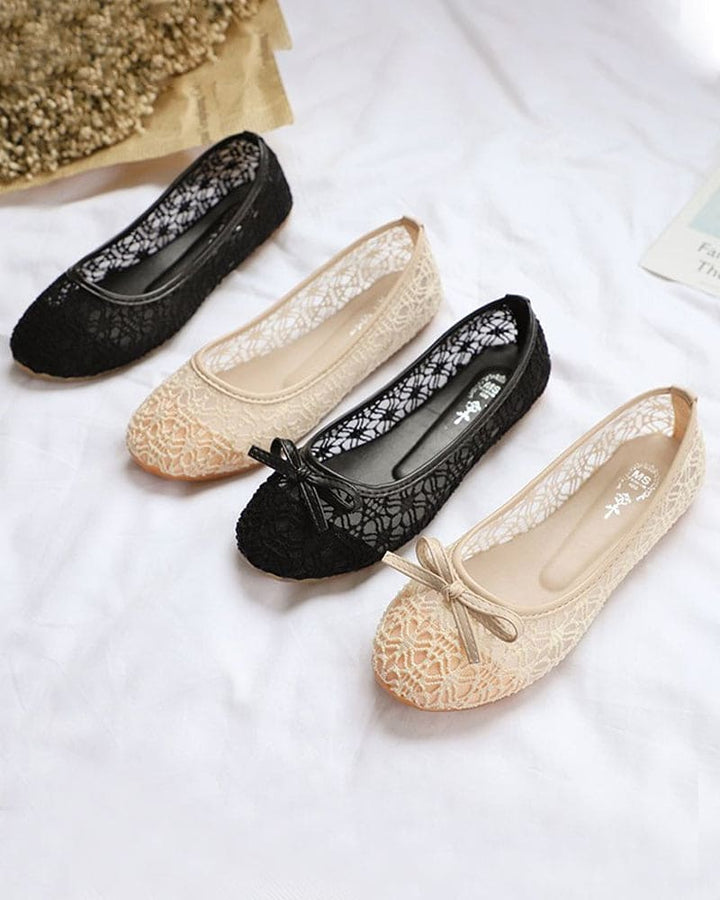Levoire | Chaussures À Semelle Plate, Bout Rond Et Mesh