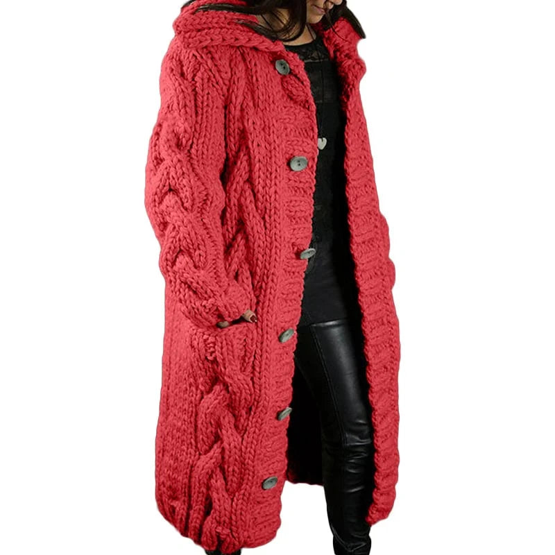 Levoire | Épais Cardigan Pour Les Jours Plus Frais Rot