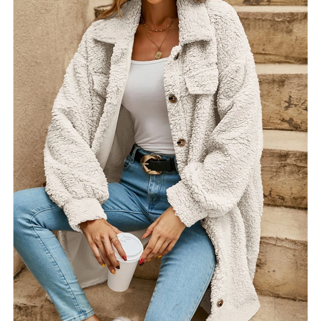 Levoire | Manteau Câlin Long Blanc