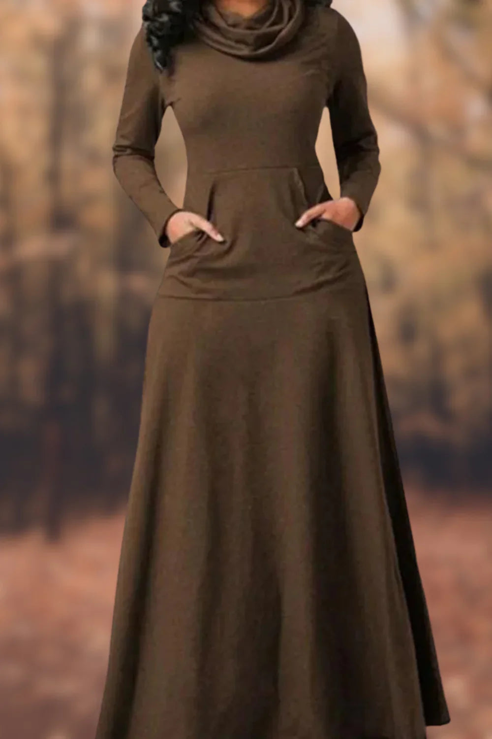 Levoire | Robe maxi pour femmes Braun