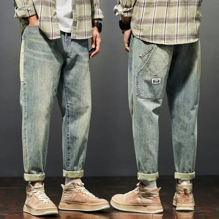 Levoire | Pantalon Pour Homme Avec Un Design Tendance Et Polyvalent Bleu