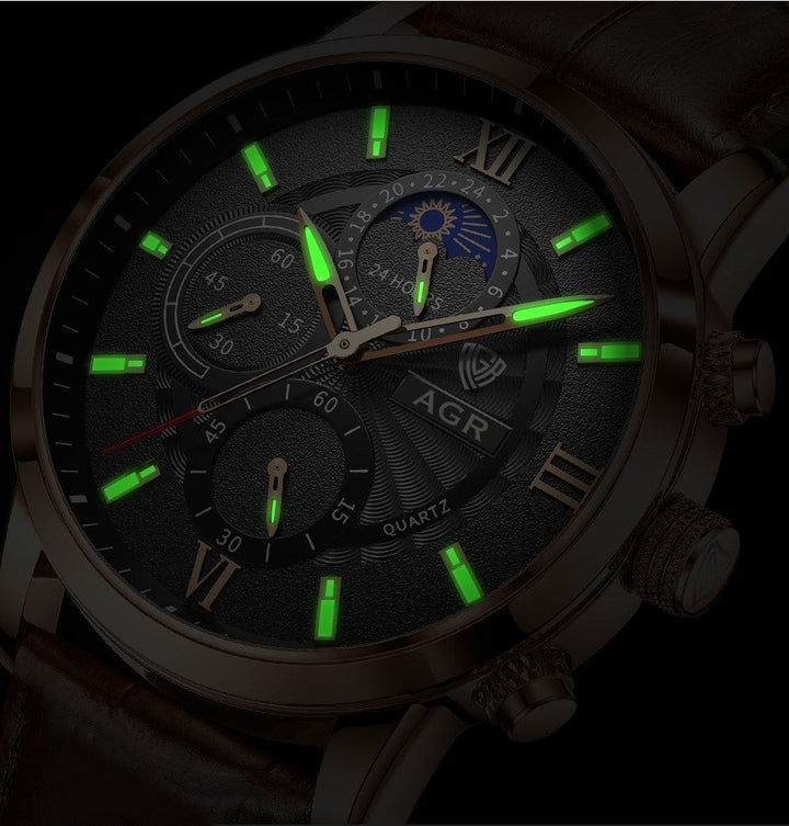 Levoire | De Luxe En Cuir Avec Mouvement À Quartz