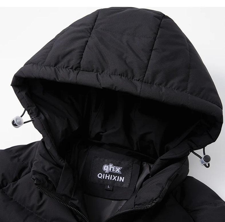 Levoire | Veste D'Hiver Légère Et Chaude Pour Hommes Avec Capuche Amovible