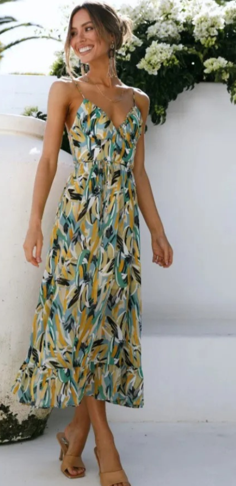 Levoire | Femme Robe colorée Turquoise