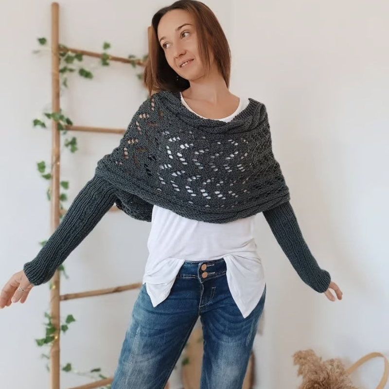 Levoire | Écharpe tricot boho pour femmes, flatteuse et confortable pour les femmes