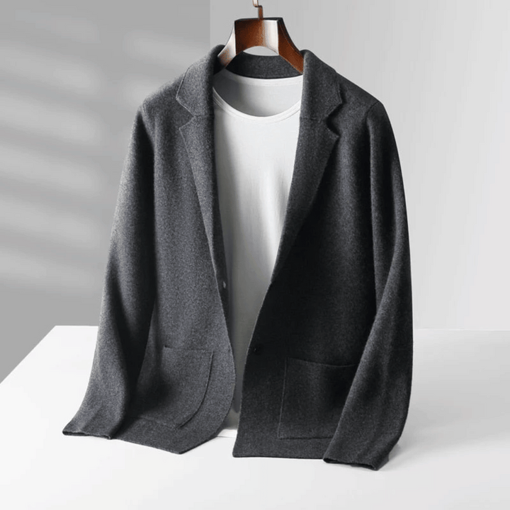 Levoire | Veste unisexe en laine mérinos Gris pierre