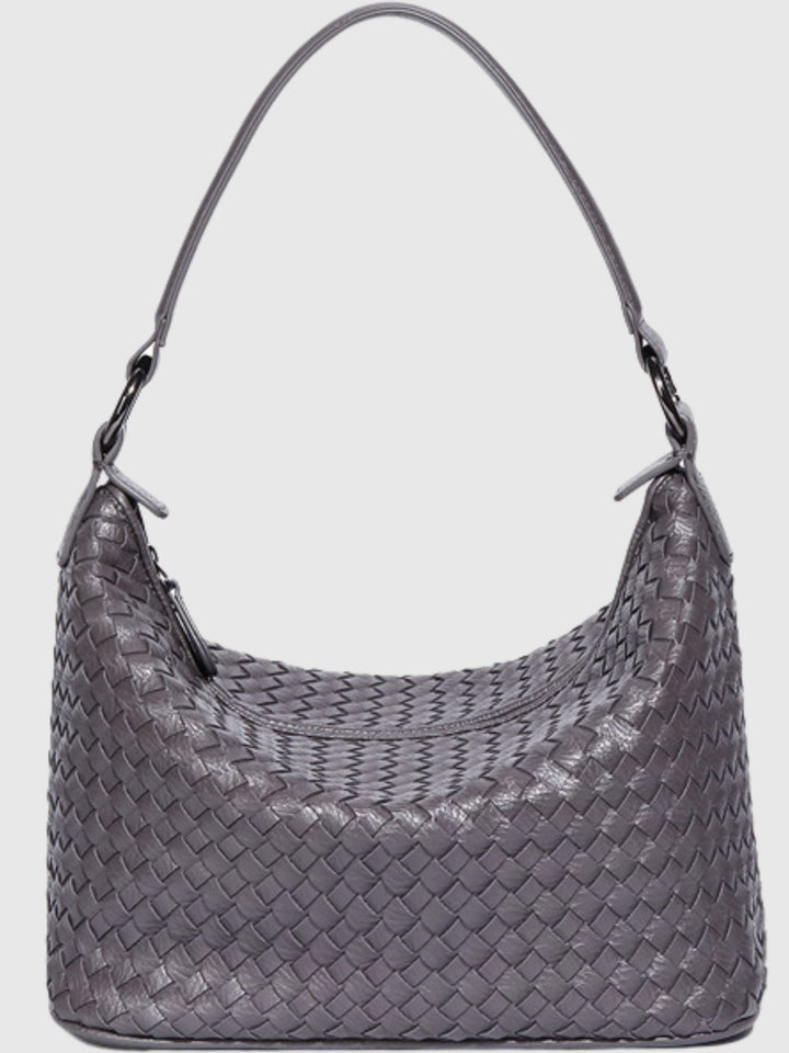Levoire | Sac En Cuir Avec Texture Gris