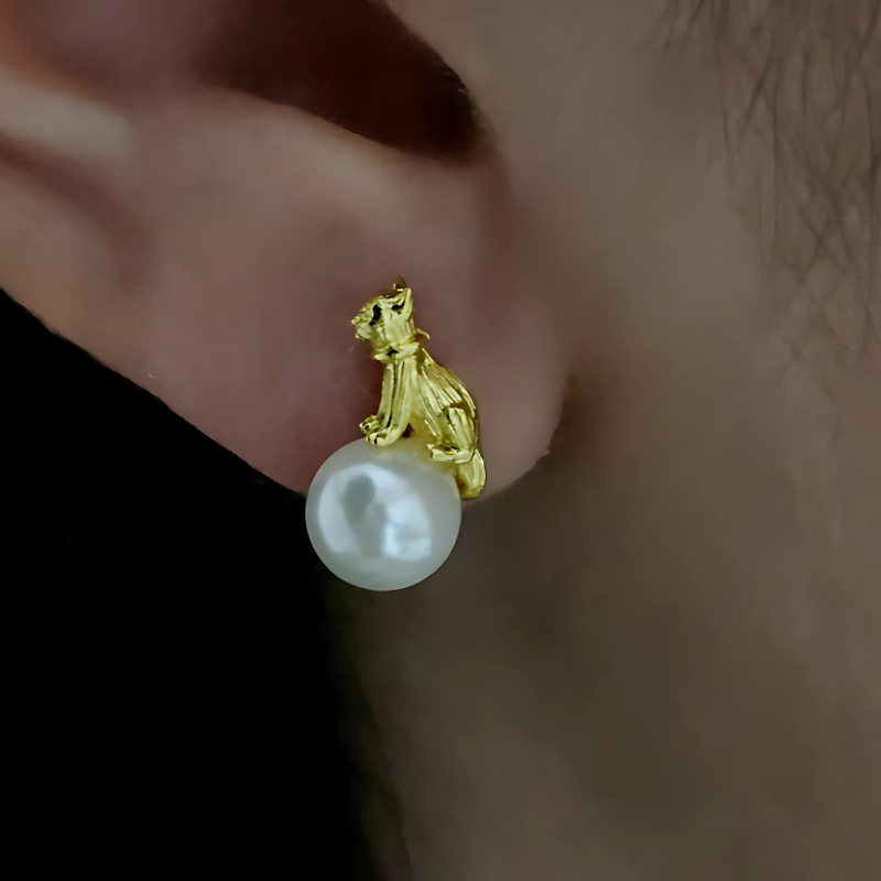 Levoire | Perle Mit Kat Boucles D'Oreilles