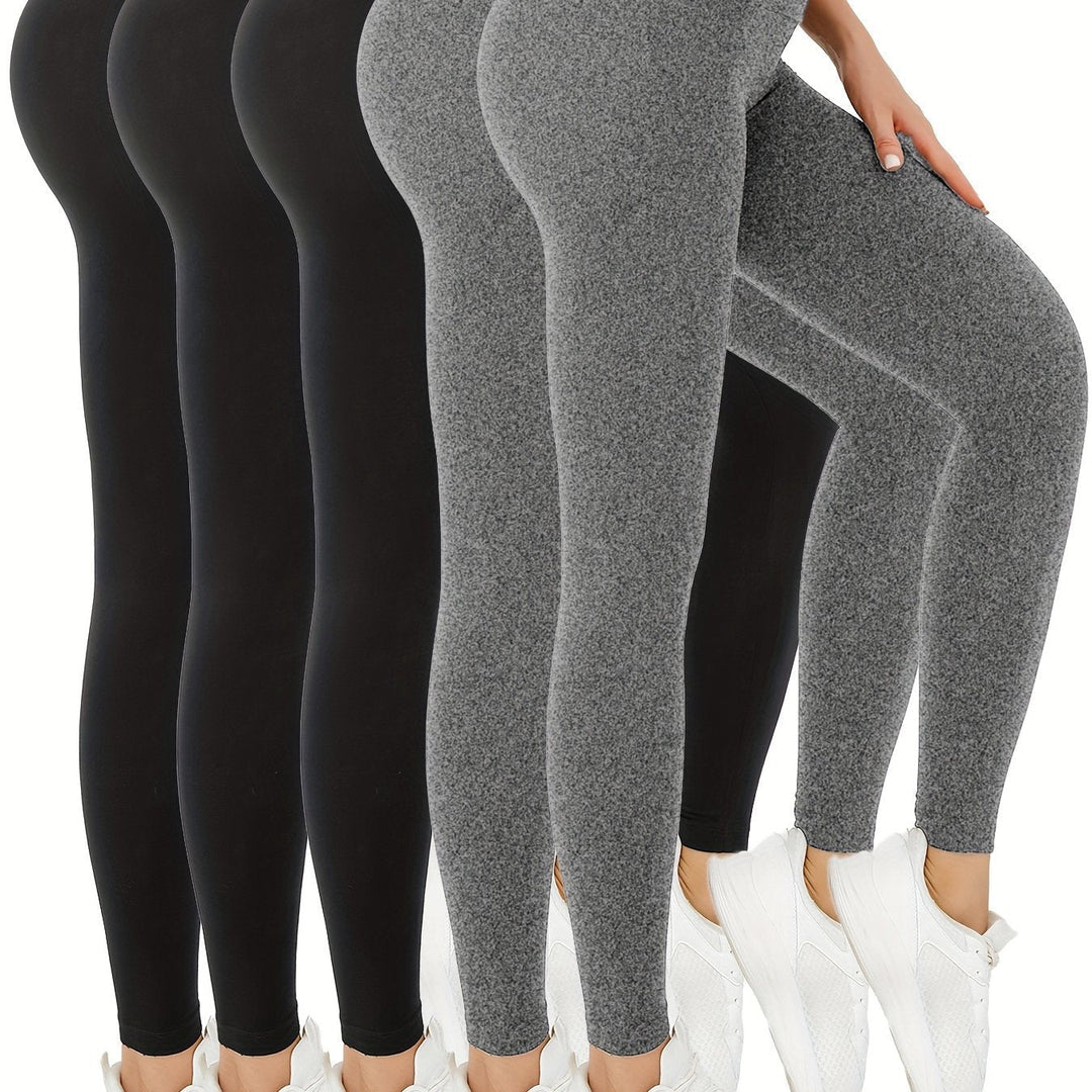 Levoire | 5 Pièces Leggings Taille Haute