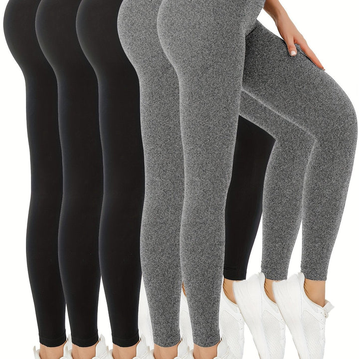 Levoire | 5 Pièces Leggings Taille Haute