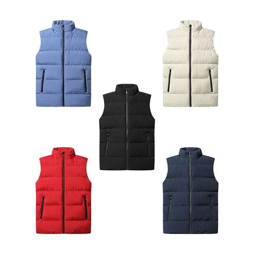 Levoire | Gilet pour hommes sans mélange avec fermeture éclair