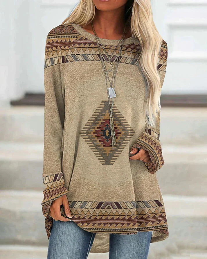 Levoire | Veste en tricot Boho Khaki