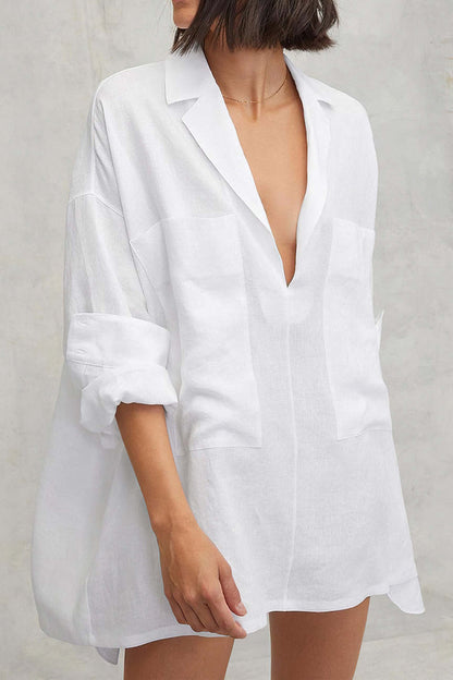 Levoire | Robe midi courte Blanc