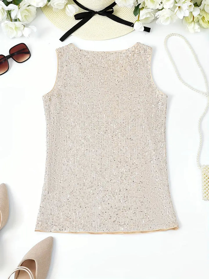 Levoire | Haut De Maillot Sans Manches Avec Des Paillettes