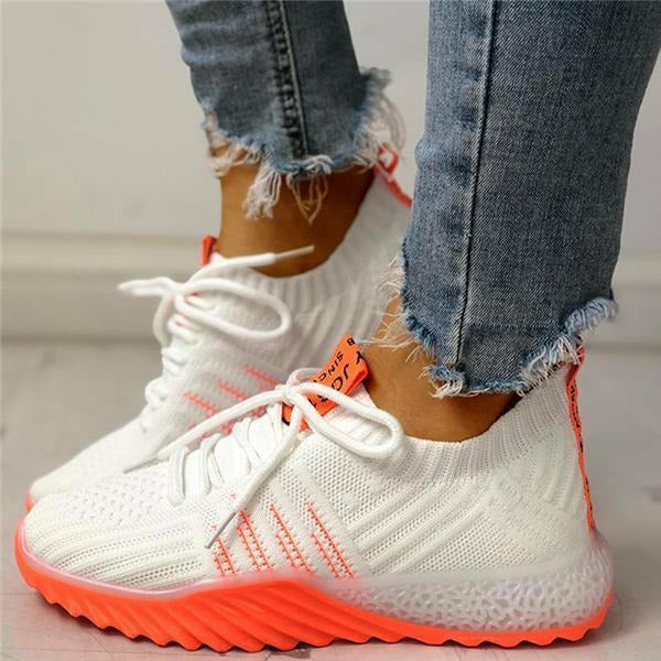 Levoire | Baskets De Sport En Maille Avec Lacets Et Semelle Ergonomique Pour Femmes