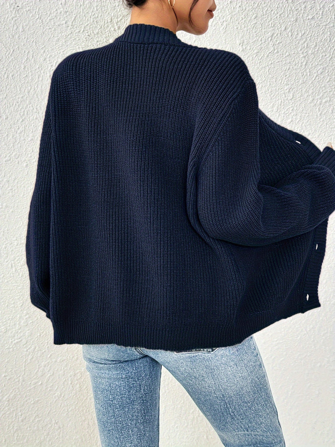 Levoire | Button Down Pull-Over En Tricot