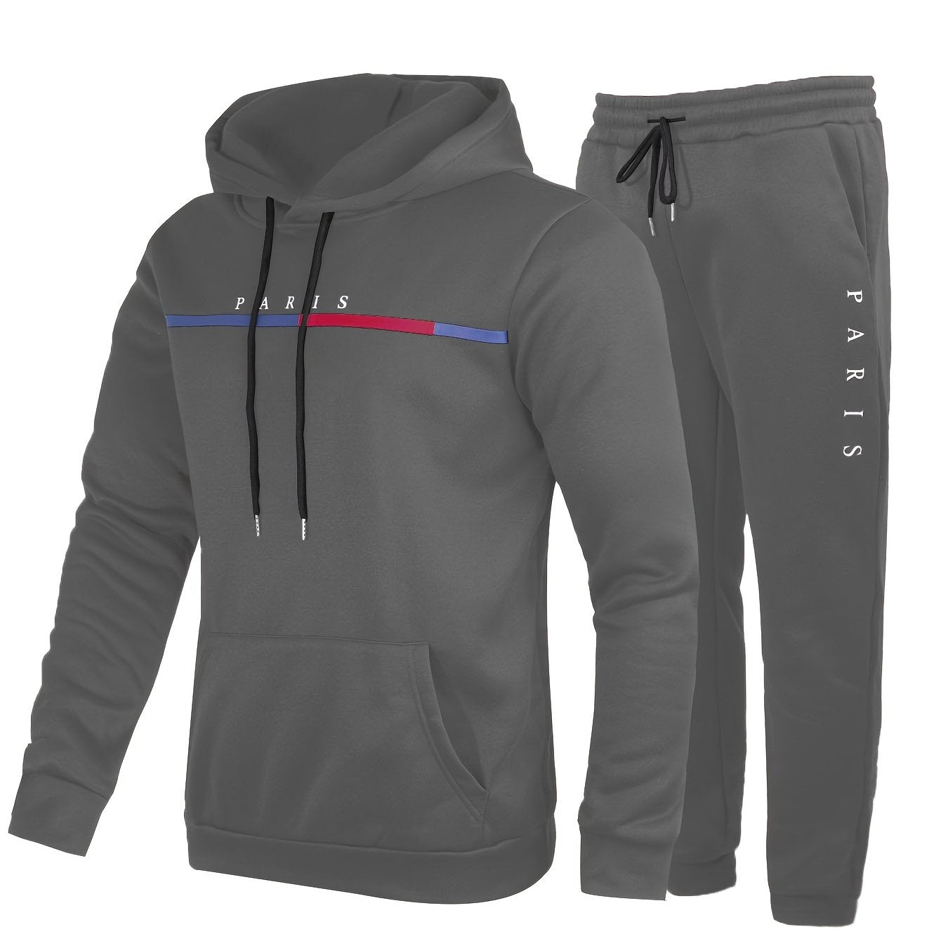 Levoire | 2 Pièces Costume Homme Paris Imprimé gris