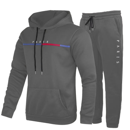 Levoire | 2 Pièces Costume Homme Paris Imprimé gris