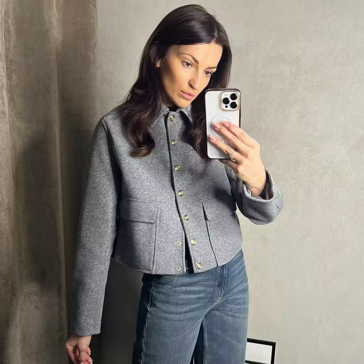 Levoire | Chemise En Tweed Classique Courte