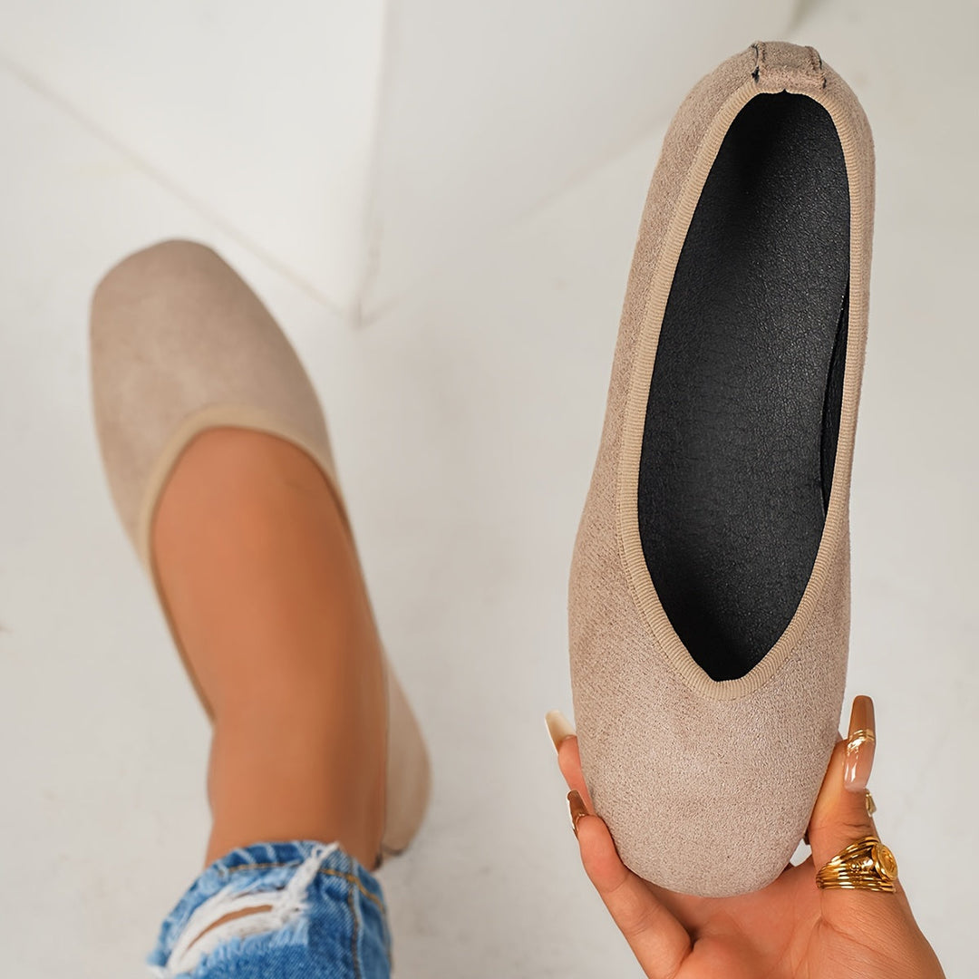 Levoire | Ballerines En Velours Élégantes Pour Femmes