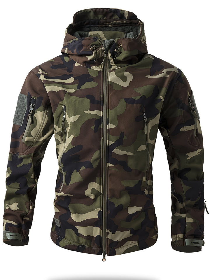 Levoire | Veste Imperméable Pour Hommes Avec Motif Camouflage