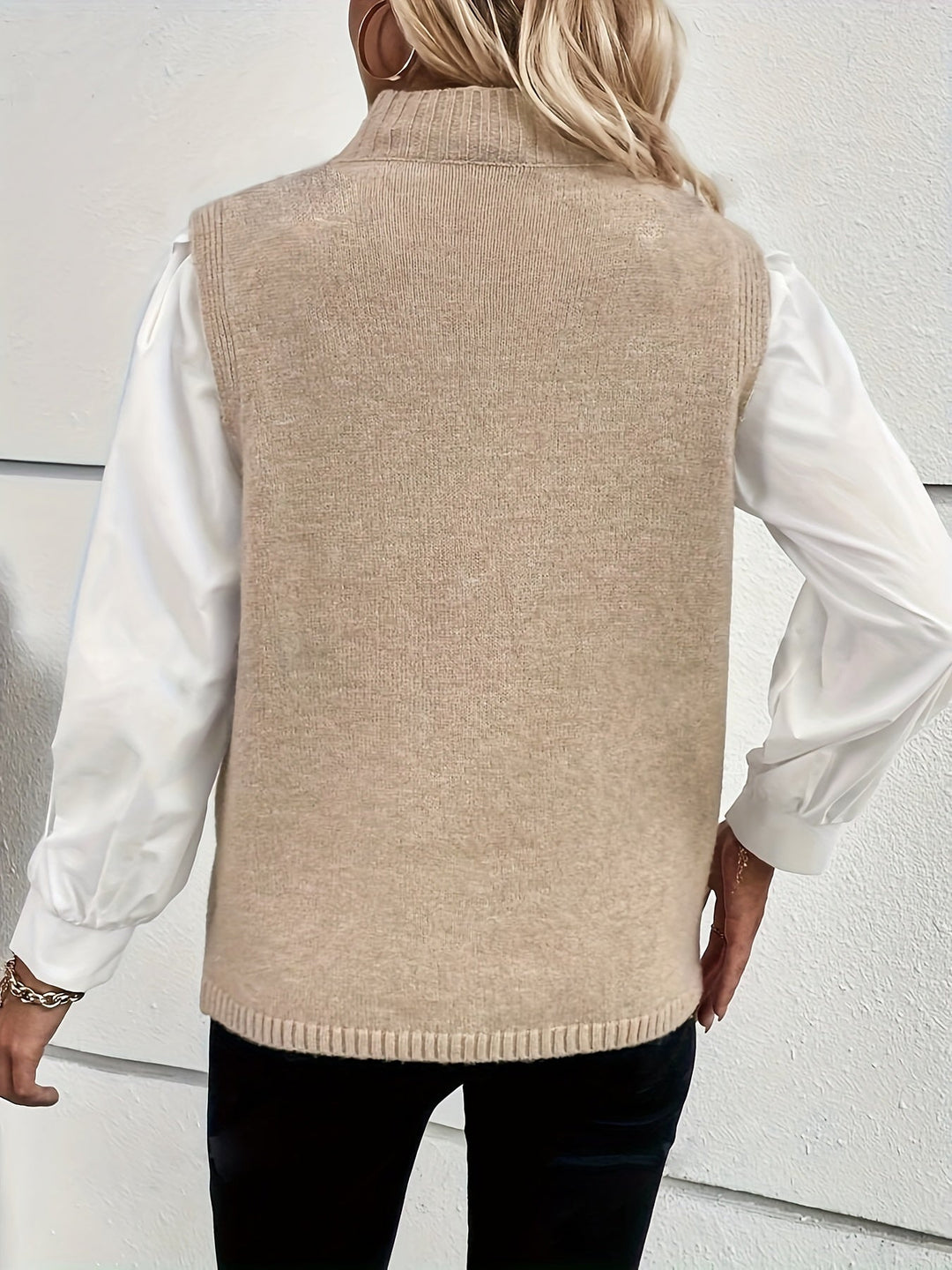 Levoire | Élégante Veste Sans Manches Dans Une Couleur Unie