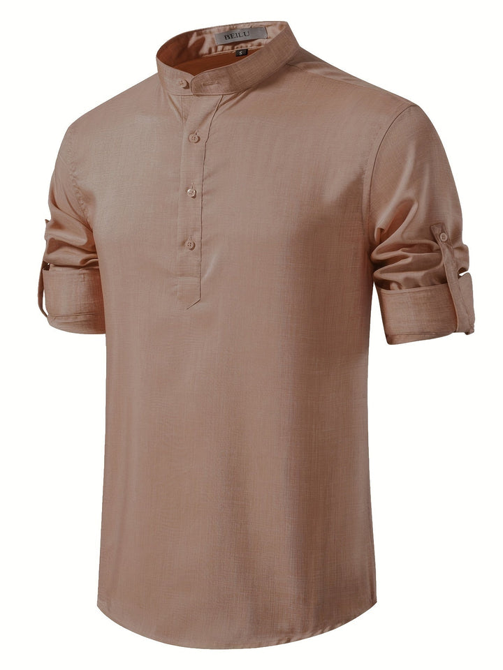 Levoire | Chemise Décontractée Légère À Manches Longues Pour Hommes