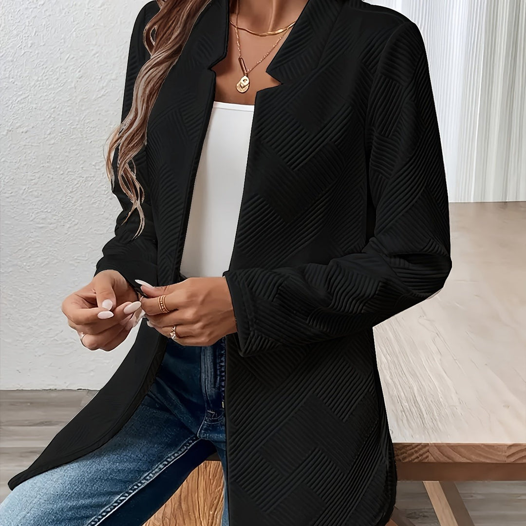 Levoire | Non Combiné Blazer Ouvert Texturé À Manches Longues