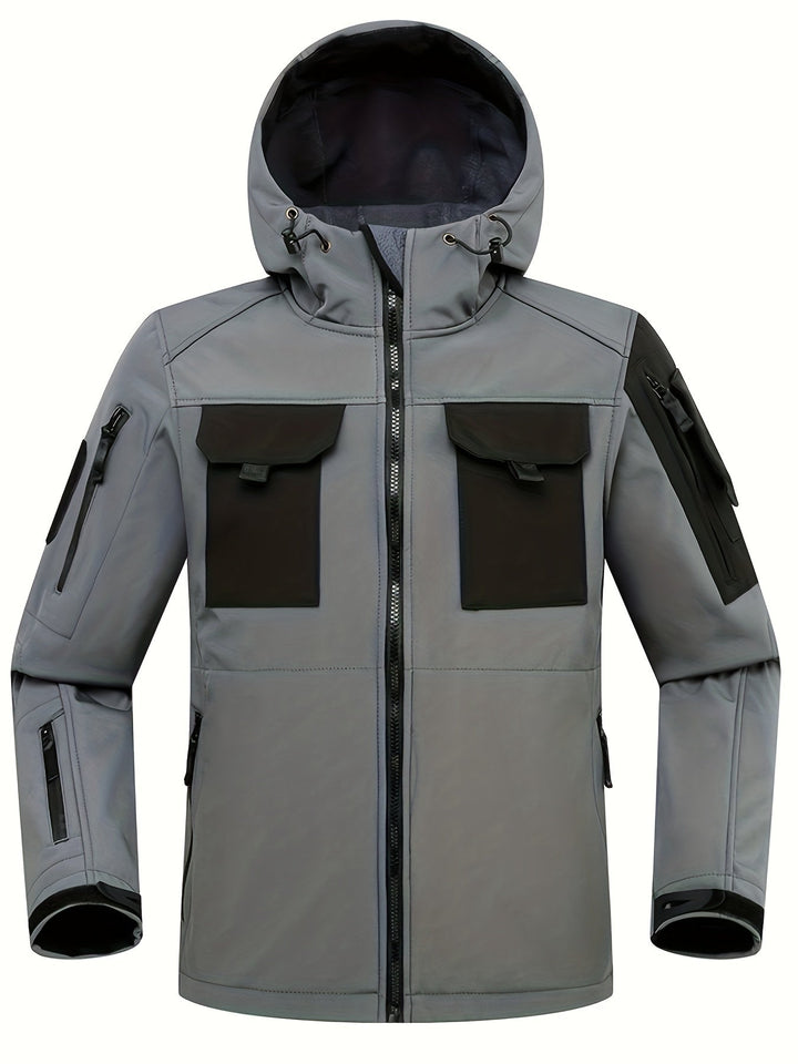 Levoire | Veste Softshell Imperméable Pour Homme Avec Capuche