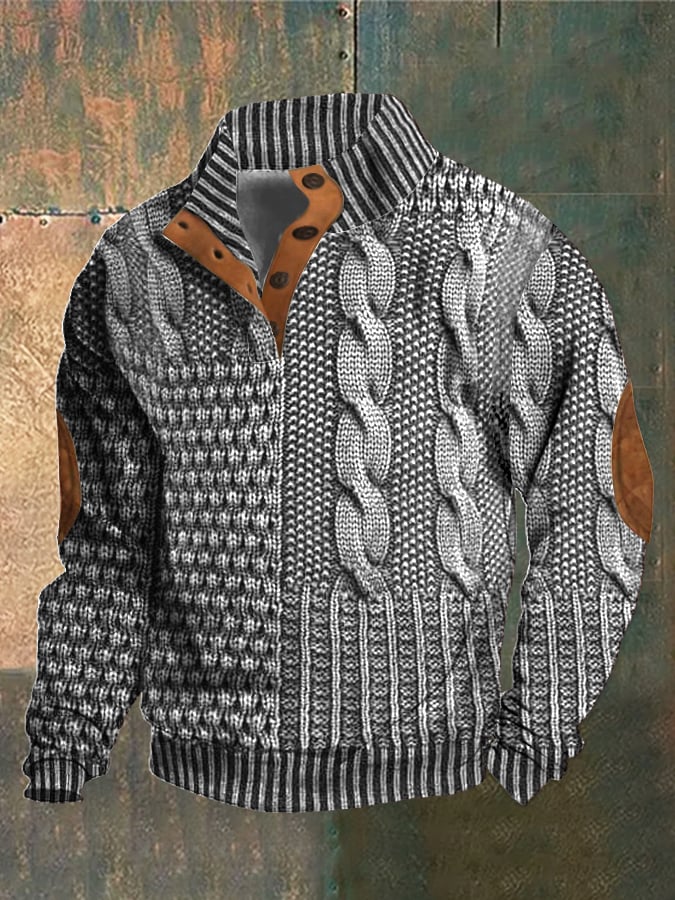 Levoire | Pull Décontracté Avec Boutons Helltgray
