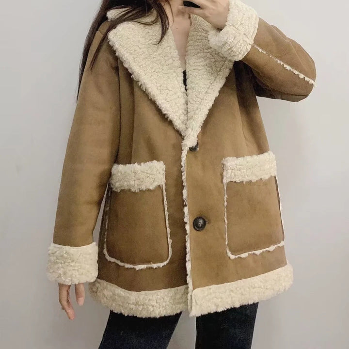 Levoire | Veste En Fleece En Cuir