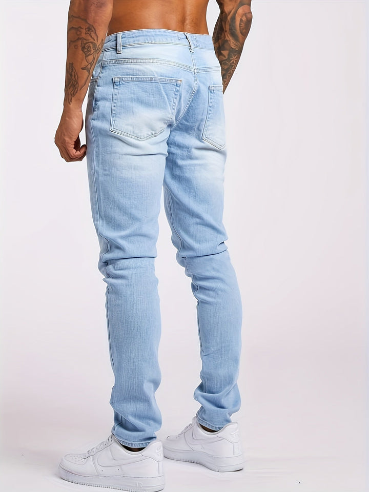 Levoire | Pantalons En Denim Stretch Rennon Slim Fit Pour Hommes
