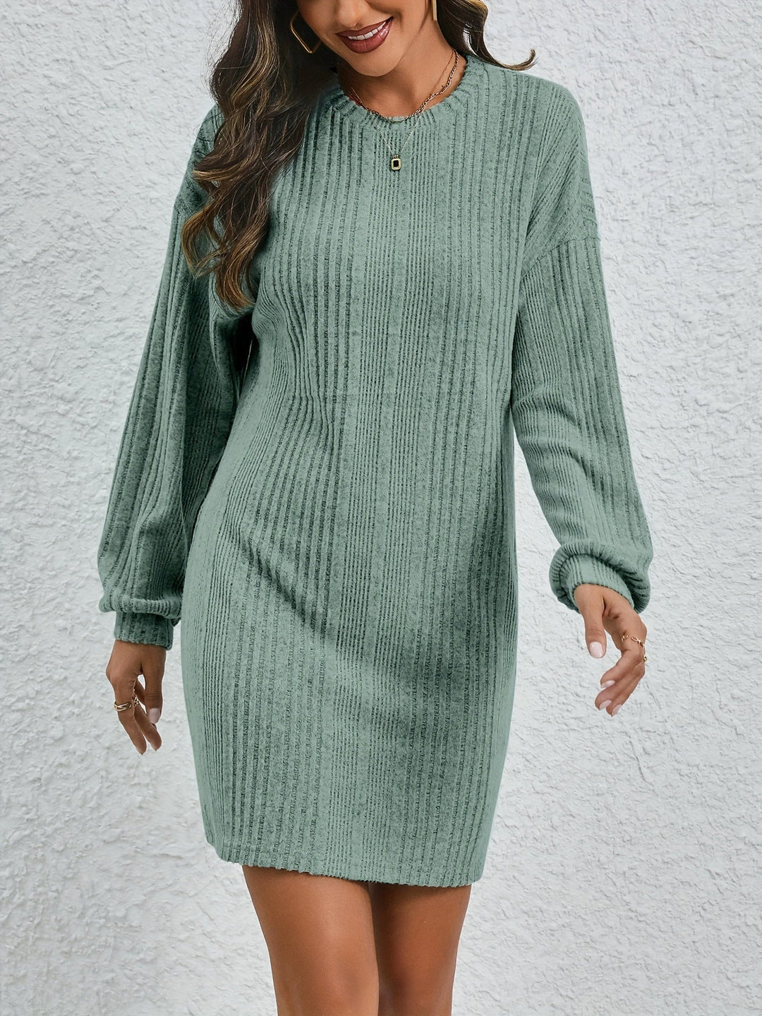 Levoire | Pull En Laine Fine À Col V Hiver Vert