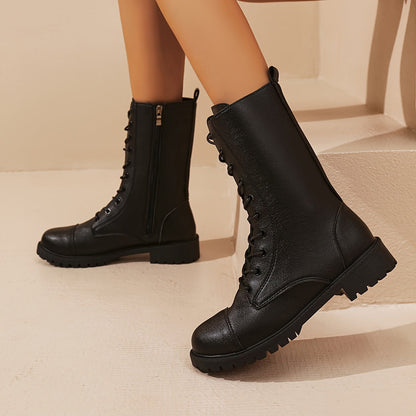 Levoire | Bottes Élégantes Pour Femmes Avec Lacets Et Fermeture Éclair